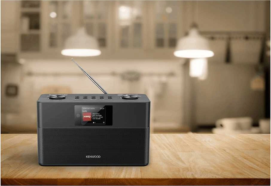 Kenwood Autoaudiovideo Kenwood CR-ST100S-B Išmanusis radijas su DAB+ Bluetooth USB, juodas