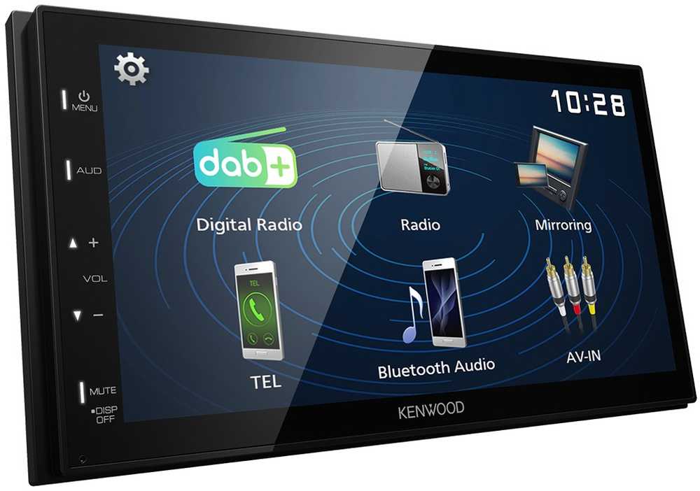 Automagnetola Kenwood Kenwood DMX129DAB automobilio radijas