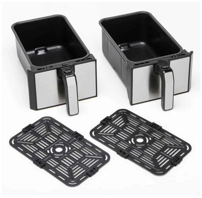Kenwood HFM20.000MB gruzdintuvė Dviguba 8 l Atskirai stovinti 1700 W karšto oro gruzdintuvė Juodas