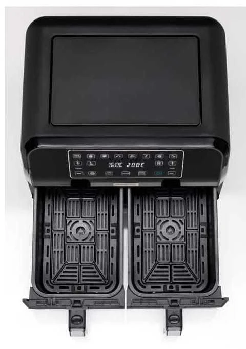 Kenwood HFM20.000MB gruzdintuvė Dviguba 8 l Atskirai stovinti 1700 W karšto oro gruzdintuvė Juodas