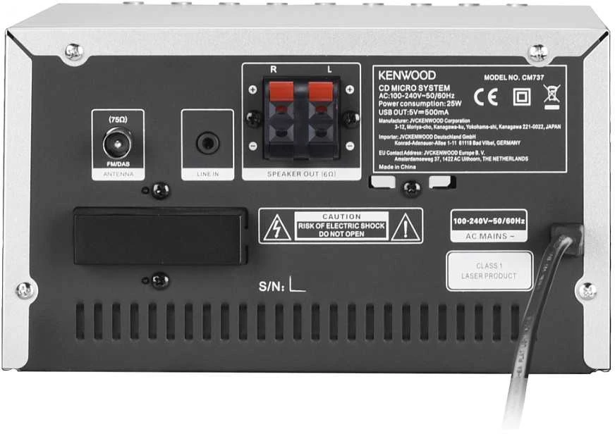 Kenwood, M-7000S-S muzikinis centras, sidabr. sp.