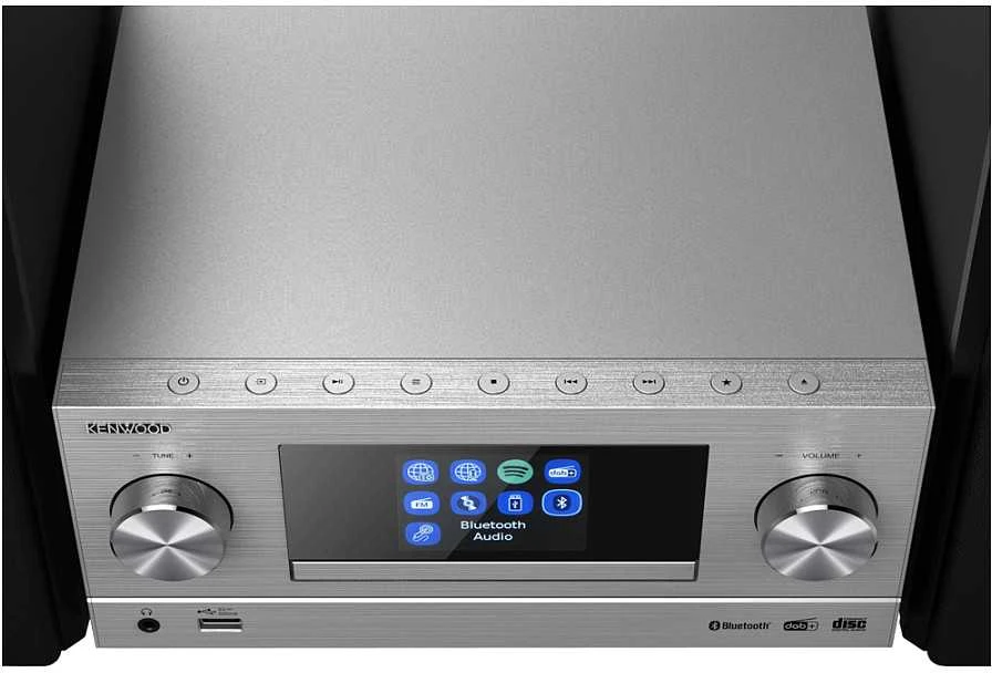 Kenwood, M-9000S-S muzikinis centras, sidabr. sp.