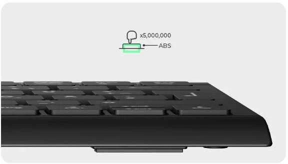„KeySonic Mini-TAS“ su skaičių klaviatūra, juodas, KSK-5011ELC (DE)