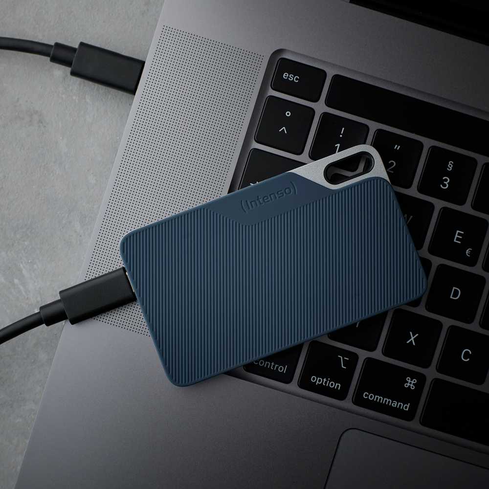 Kietasis diskas 1 TB „Intenso TX100“ nešiojamasis USB 3.2, antracito spalvos