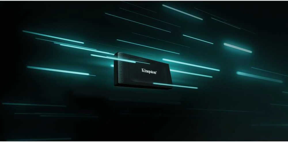 Išorinis kietasis diskas Kingston SXS1000R, 1 TB, USB 3.2 Gen 2, juodas