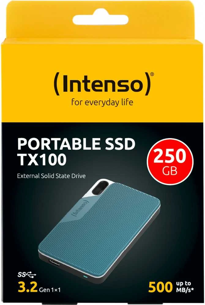 Kietasis diskas SSD USB3.2 250 GB EXT./TX100 3826440 INTENSO
