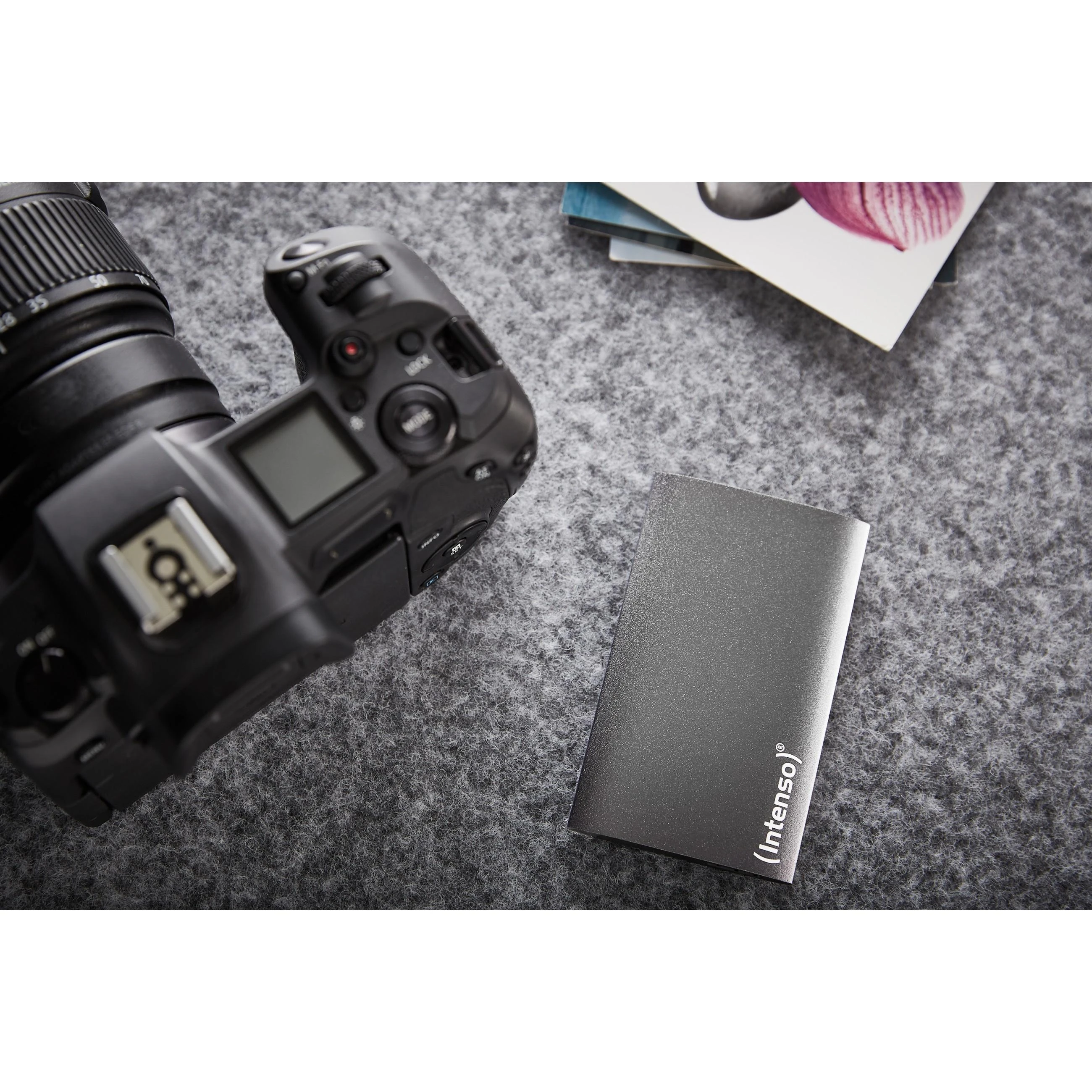 Kietasis diskas „Intenso“ išorinis nešiojamasis SSD 1,8 colio 256 GB, „Premium Edition“, USB 3.0, antracitas