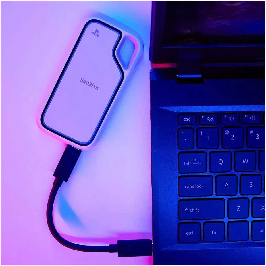 Kietasis diskas SANDISK EXTREME 2TB PORTABLE - SSD FOR PLAYSTATION 5 Žaidimų konsolė AN