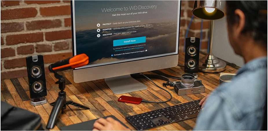 Kietasis diskas Western Digital My Passport SSD - šifruotas - 4 TB - 256 bitų AES - pilkas