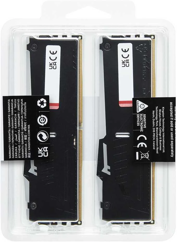 „Kingston Technology FURY Beast“ 128 GB 5600 MT/s DDR5 CL40 DIMM RGB atmintis