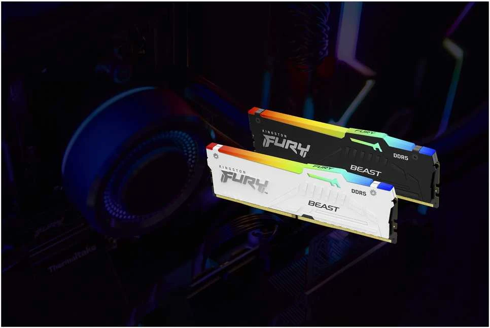 „Kingston Technology FURY Beast“ 128 GB 5600 MT/s DDR5 CL40 DIMM RGB atmintis