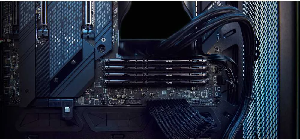 Vidinė atmintis (RAM)  Kingston FURY Beast DDR5 16GB (2x8GB) 5200MT/s DDR5 CL40 DIMM Desktop Gaming Memory Kit with 2 - KF552C40BBK2-16