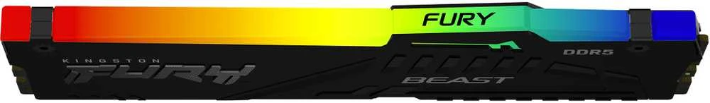 RAM Kingston | FURY Beast Juodas RGB EXPO | 16 GB | DDR5 | 6000 MHz | PC/serveris | Registracijos Nr. | ECC Nr.