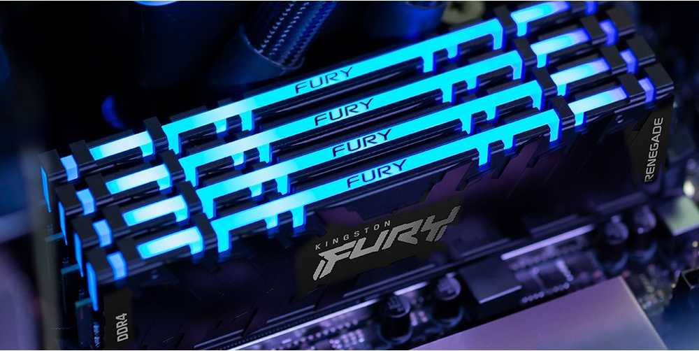 RAM „Kingston KF436C16RB2AK2/16“ 16 GB 3600 MT/s DDR4 CL16 DIMM (2 vnt. rinkinys) FURY Renegade RGB | „Kingston“