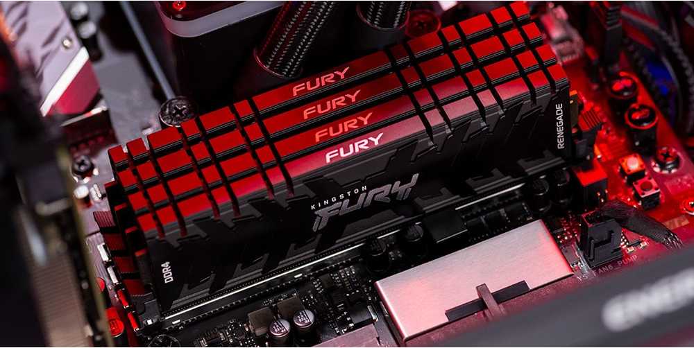 RAM „Kingston KF436C16RB2AK2/16“ 16 GB 3600 MT/s DDR4 CL16 DIMM (2 vnt. rinkinys) FURY Renegade RGB | „Kingston“