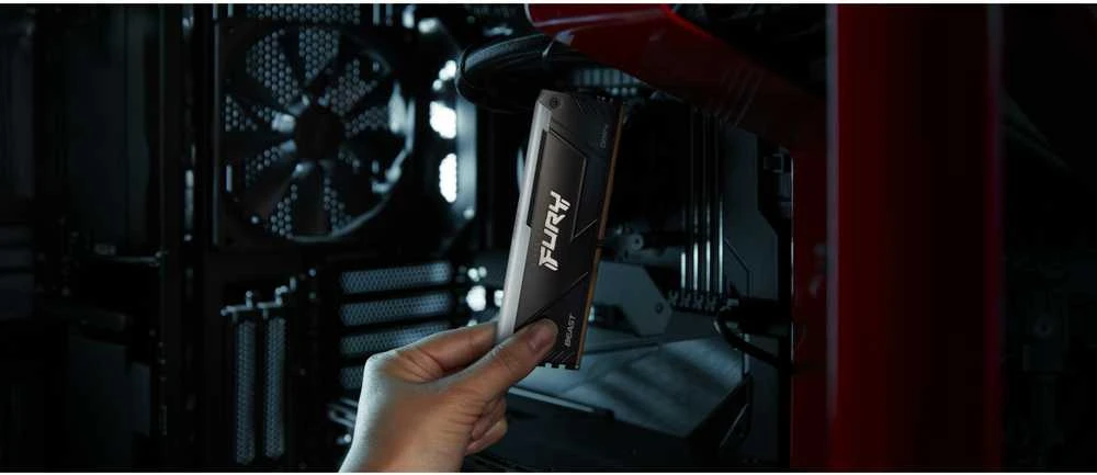 RAM Kingstonas | FURY Beast RGB | 32 GB | DDR4 | 1600 MHz | PC/serveris | Registracijos Nr. | ECC Nr