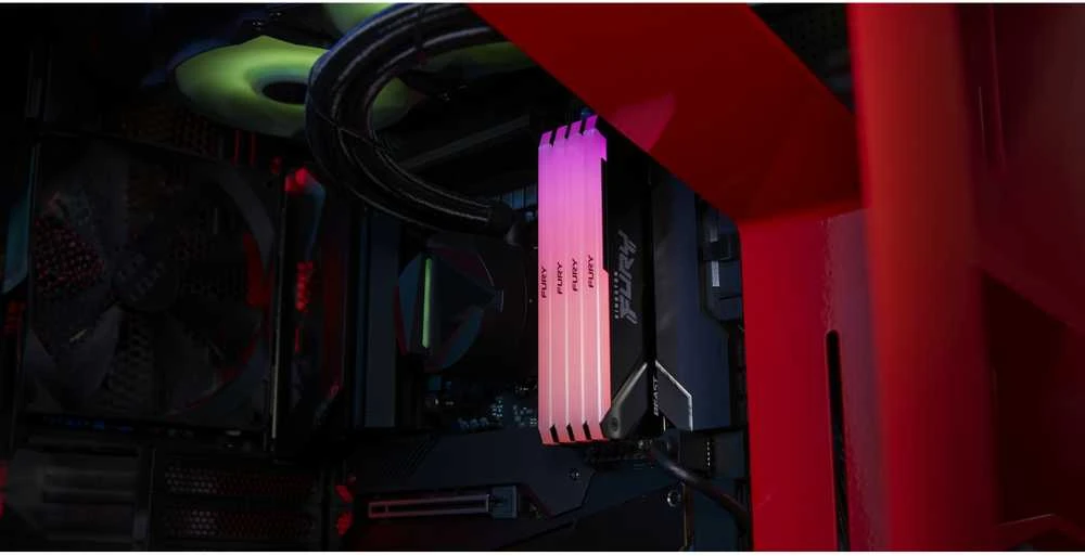 RAM Kingstonas | FURY Beast RGB | 32 GB | DDR4 | 1600 MHz | PC/serveris | Registracijos Nr. | ECC Nr