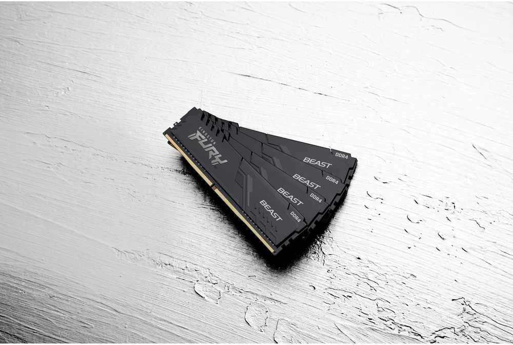RAM KINGSTON 32GB 3600MHz DDR4 CL18 DIMM FURY Beast Juodas