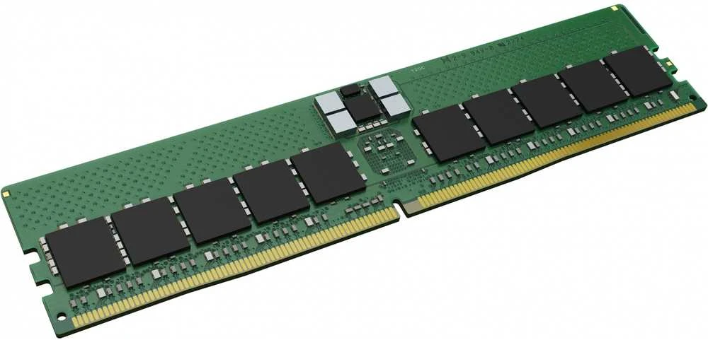 Kingston 32GB DDR5 atminties modulis iš viršaus