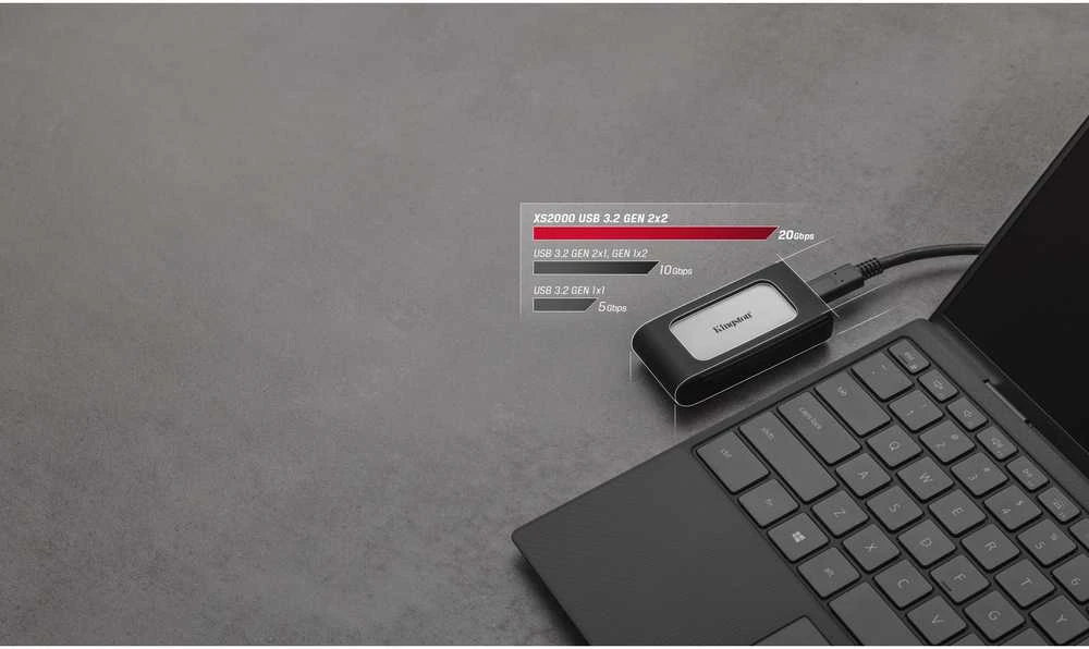 Kietasis diskas KINGSTON 4TB PORTABLE SSD XS2000