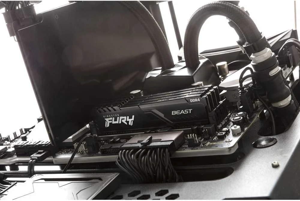 RAM Kingston KF436C18BBK4/64 64GB 3600MHz DDR4 CL18 DIMM (Kit of 4) FURY Beast Juodas | Kingstonas