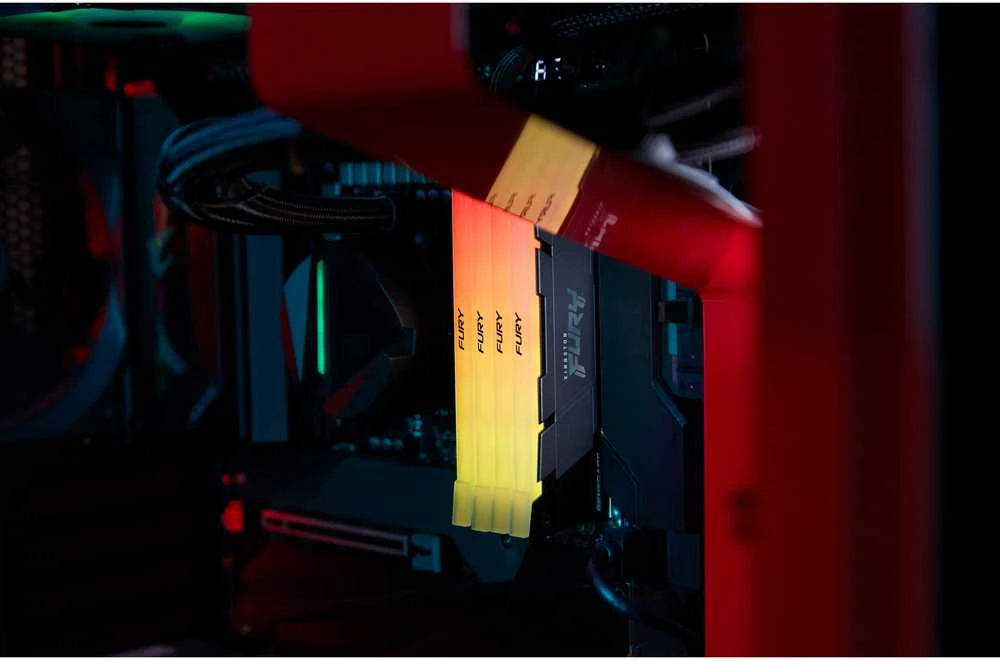 RAM Kingston KF436C18RB2AK2/64 64GB 3600MT/s DDR4 CL18 DIMM (2 komplektas) FURY Renegade RGB | Kingstonas