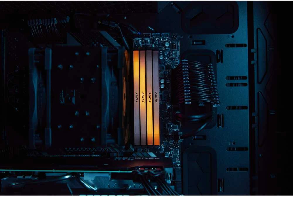 RAM Kingston KF436C18RB2AK2/64 64GB 3600MT/s DDR4 CL18 DIMM (2 komplektas) FURY Renegade RGB | Kingstonas