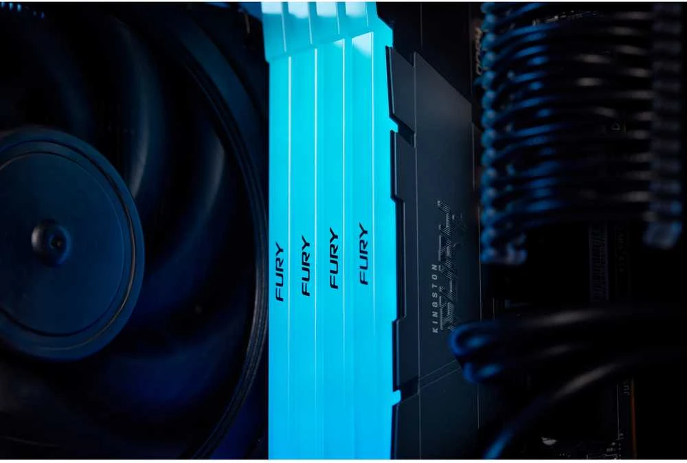 RAM Kingston KF436C18RB2AK2/64 64GB 3600MT/s DDR4 CL18 DIMM (2 komplektas) FURY Renegade RGB | Kingstonas