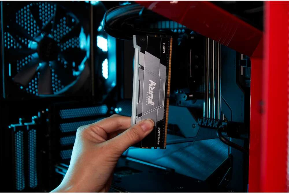 RAM Kingston KF436C18RB2AK2/64 64GB 3600MT/s DDR4 CL18 DIMM (2 komplektas) FURY Renegade RGB | Kingstonas