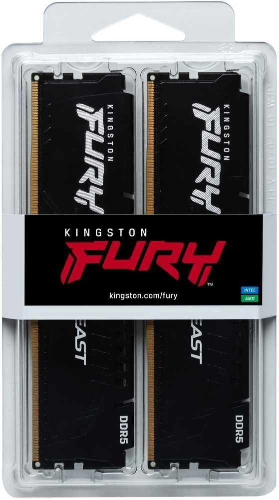 Kingston Fury Beast DDR5 RAM pakuotė