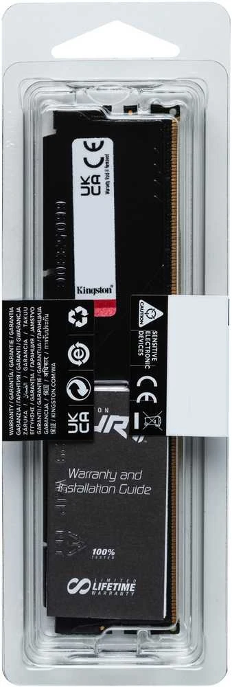 RAM „Kingston Fury Beast“ Juodas 64GB [1x64GB 5600MHz DDR5 CL36 DIMM]