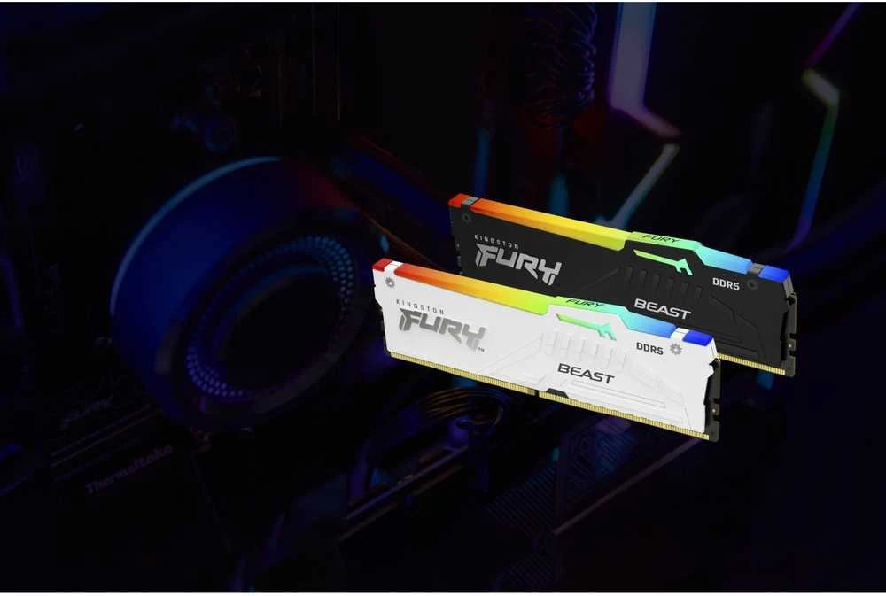 RAM Kingston 64GB 6000MT/s DDR5 CL30 DIMM (2 vnt. rinkinys) FURY Beast RGB EXPO