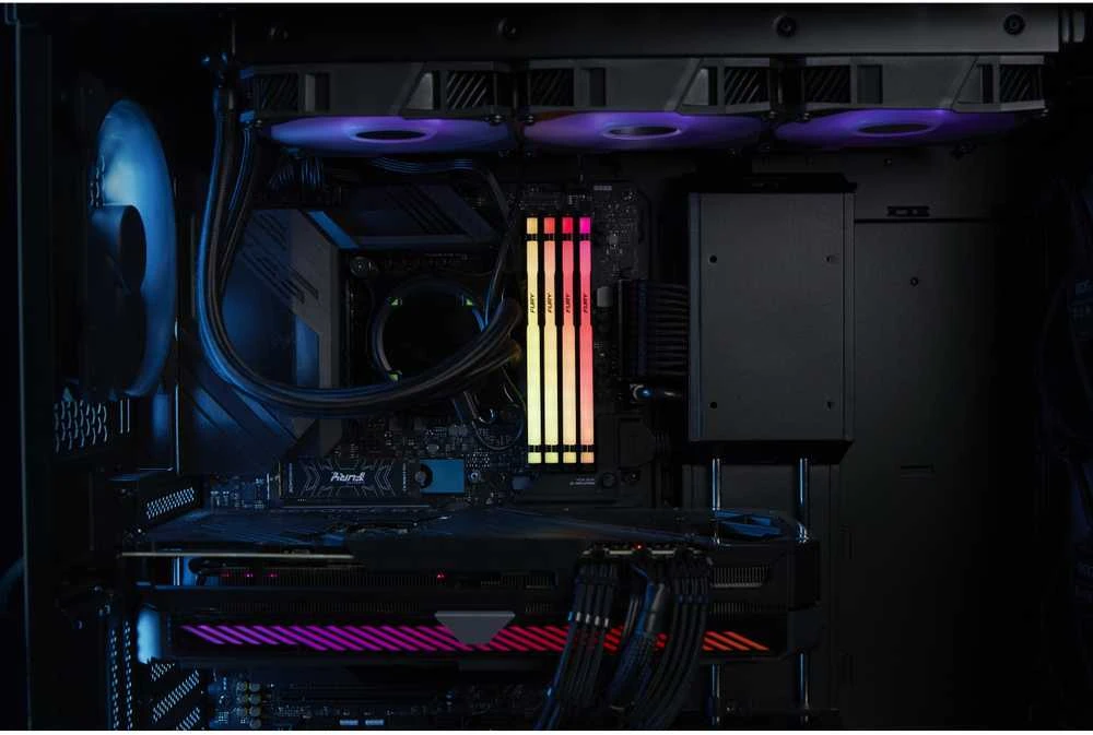 RAM Kingston 64GB 6000MT/s DDR5 CL30 DIMM (2 vnt. rinkinys) FURY Beast RGB EXPO