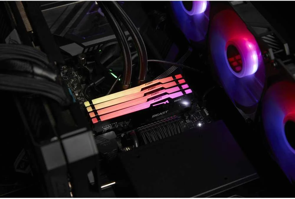 RAM Kingston 64GB 6000MT/s DDR5 CL30 DIMM (2 vnt. rinkinys) FURY Beast RGB EXPO