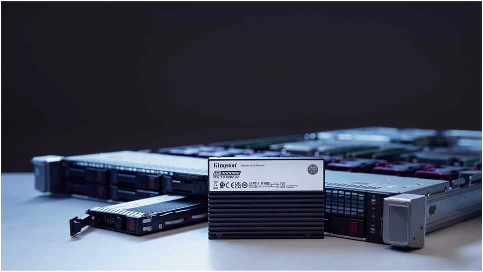 „Kingston Technology“ 7,68 TB DC3000ME U.2 PCIe 5.0 NVMe TCG Opal Enterprise SSD diskas