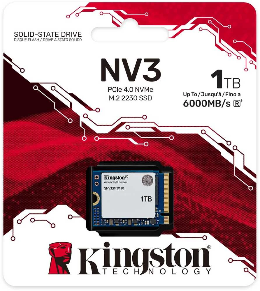 „Kingston NV3 M.2 2230 Pcie 4.0 NVMe 1 TB“