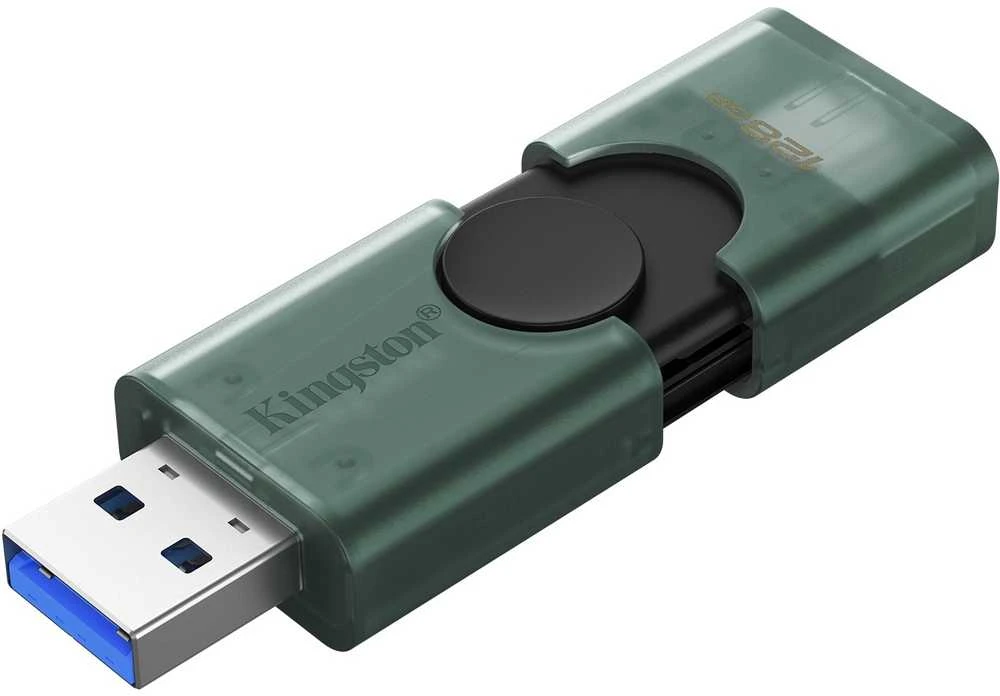 KINGSTON 128GB USB-A + USB-C 3.2 Gen 1 DataTraveler DuoG2