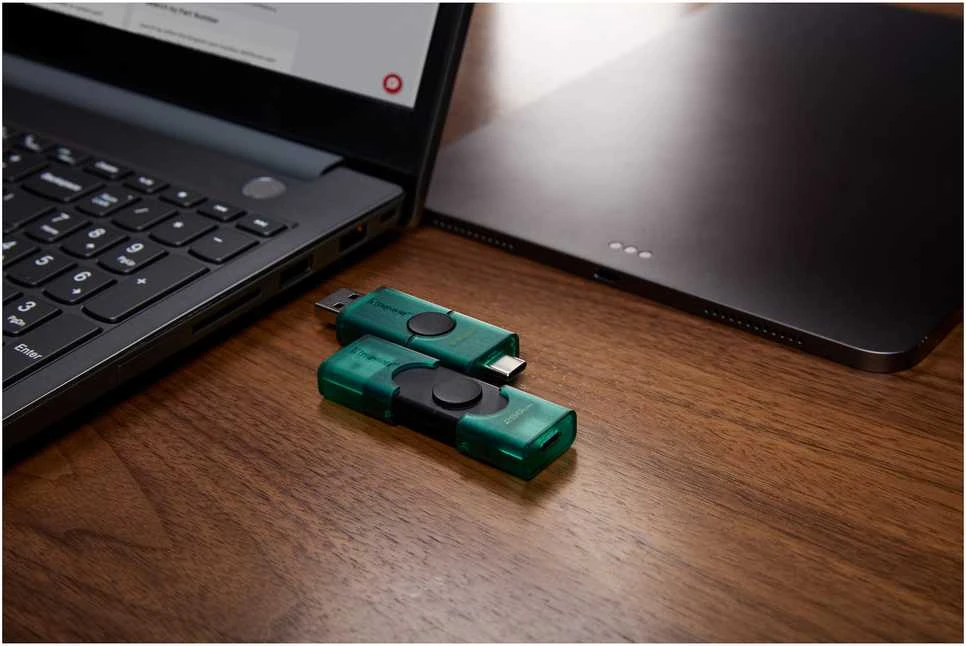 KINGSTON 128GB USB-A + USB-C 3.2 Gen 1 DataTraveler DuoG2