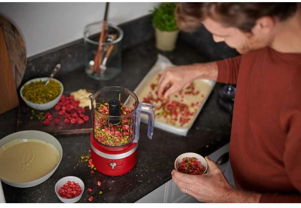Virtuvinis kombainas Akumuliatorinis maisto smulkintuvas KitchenAid 5KFCB519EER, raudonas