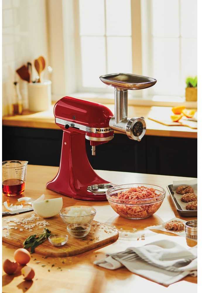 Kitchenaid 5KSMMGA visiškai metalinė mėsmalė