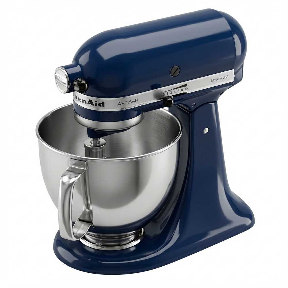 Virtuvinis kombainas KitchenAid Artisan 5KSM125, 4,8 l, tamsiai mėlynos spalvos