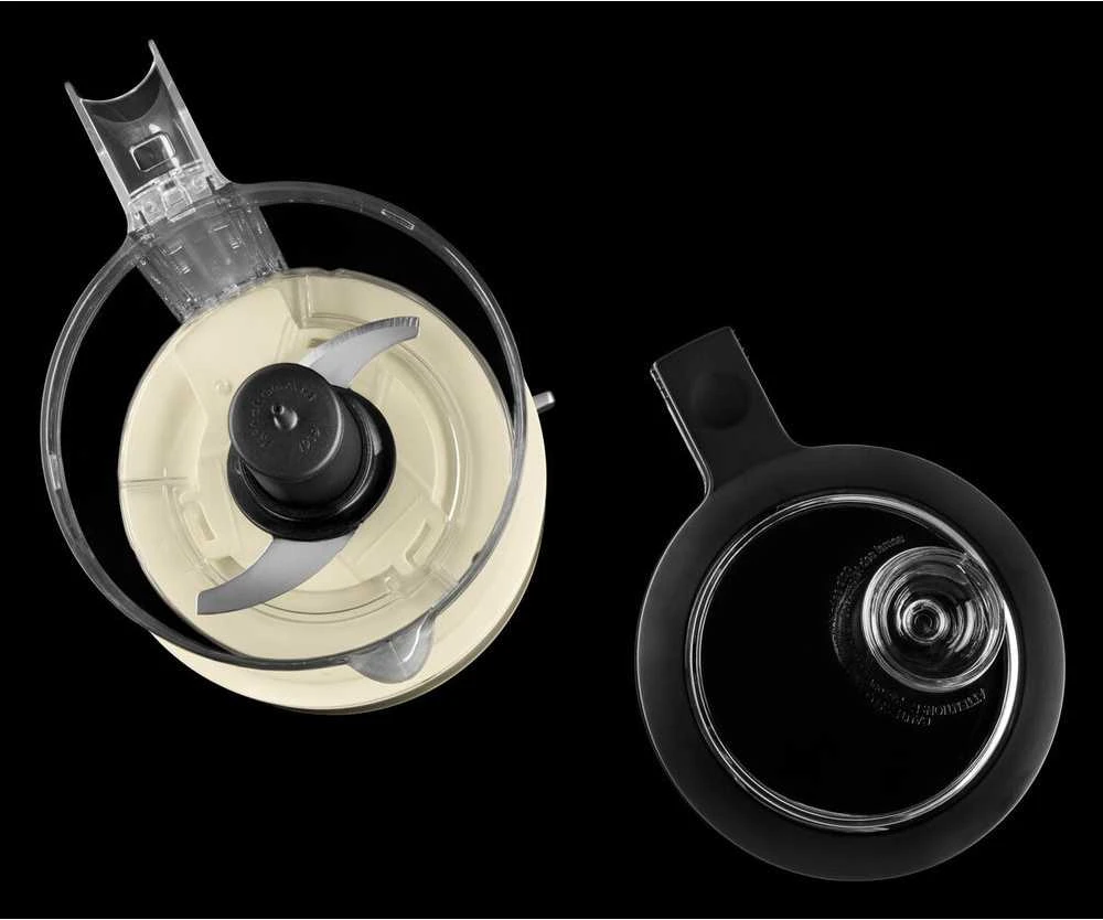 KitchenAid smulkintuvas: ašmenys ir dangtelis