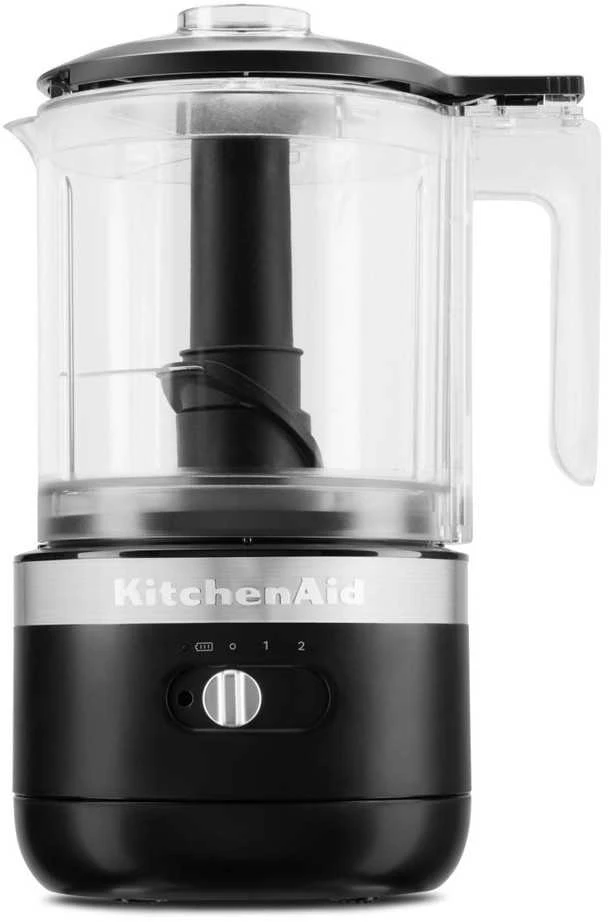 KitchenAid smulkintuvas, matinis juodas korpusas