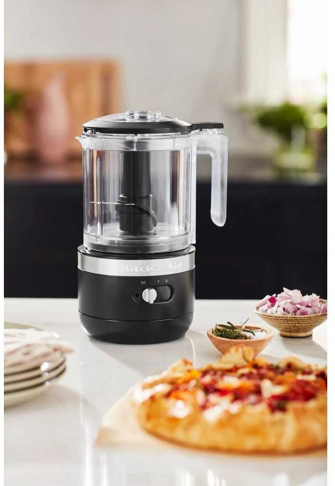 KitchenAId Akumuliatorinis maisto smulkintuvas, matinės juodos spalvos (5KFCB519EBM)
