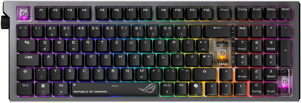 Klaviatūra Asus ROG Strix Morph 96 Wireless DE ROG NX V2