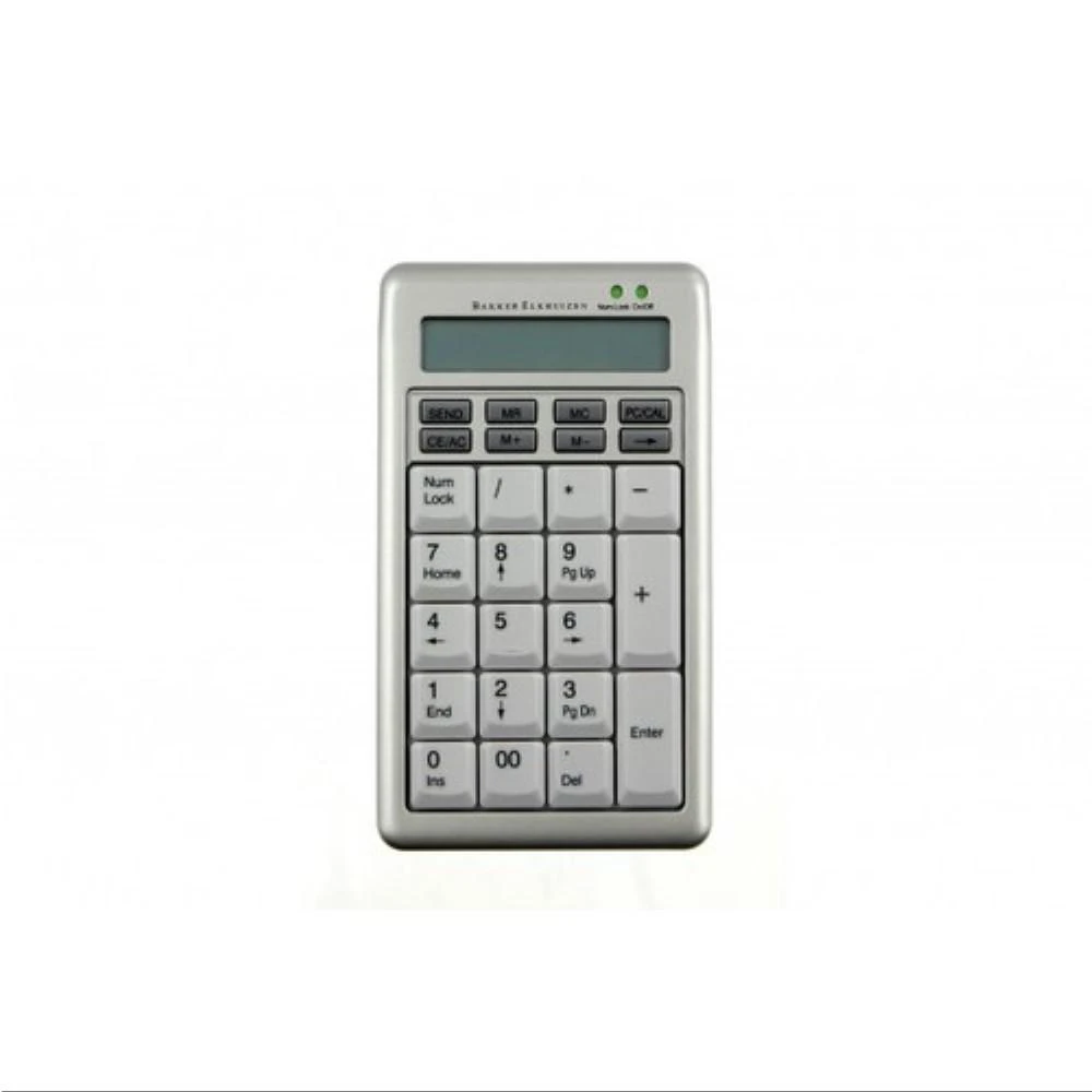 Bakker Elkhuizen Carruzzo BakkerElkhuizen S-board 840 Numeric skaičių klaviatūra PC USB Šviesiai Žalia, Balta