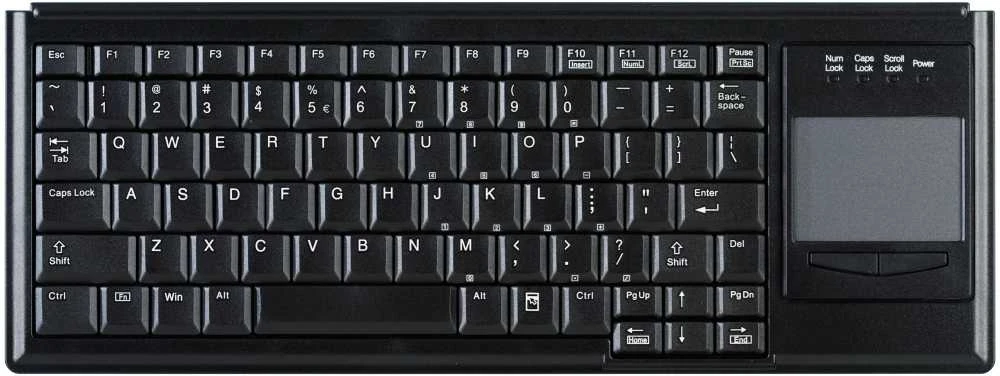 Klaviatūra „Cherry Contour Active KEY Industry 4.0“ kompaktiškas, itin plokščias jutiklinis skydelis