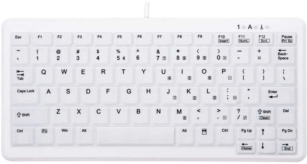 Klaviatūra Cherry AK-C4110F-U1-W/US