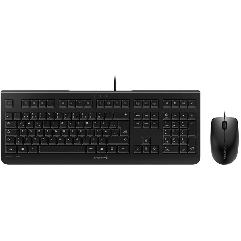 CHERRY DC 2000 klaviatūra USB QWERTZ Vokiečių Juoda