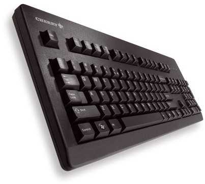 Klaviatūra CHERRY G80-3000 MX rudi jungikliai, EU-išdėstymas, juodas